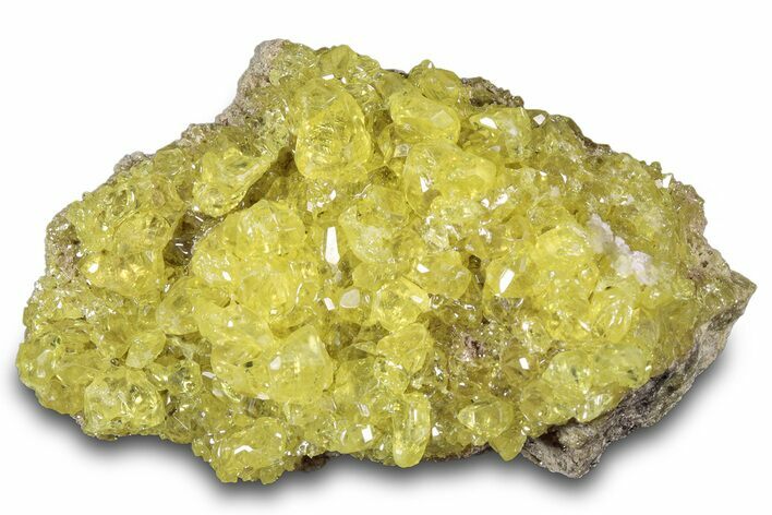 Bright-Yellow Sulfur Crystals - Bolivia #305268